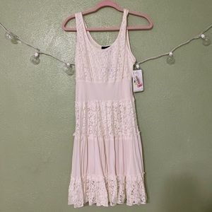 Cream flowy dress